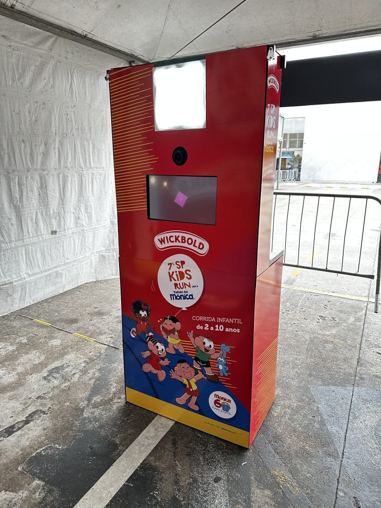 Totem fotogr&aacute;fico Aluguel