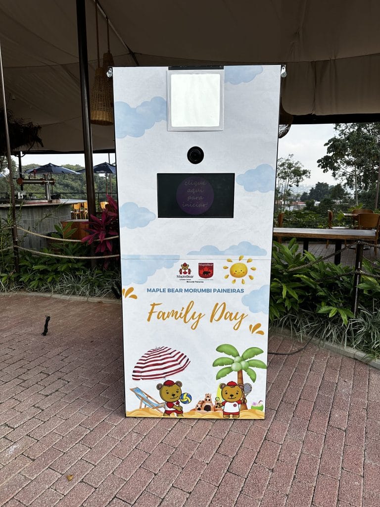 Totem fotogr&aacute;fico Aluguel