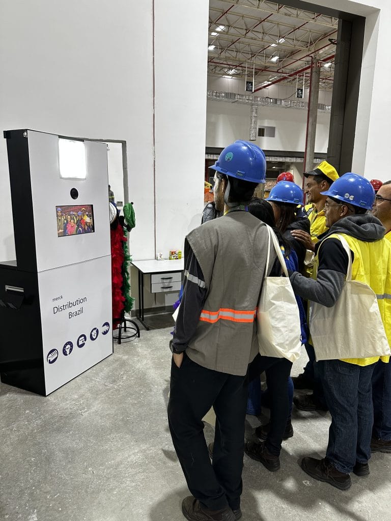 Totem fotogr&aacute;fico Aluguel