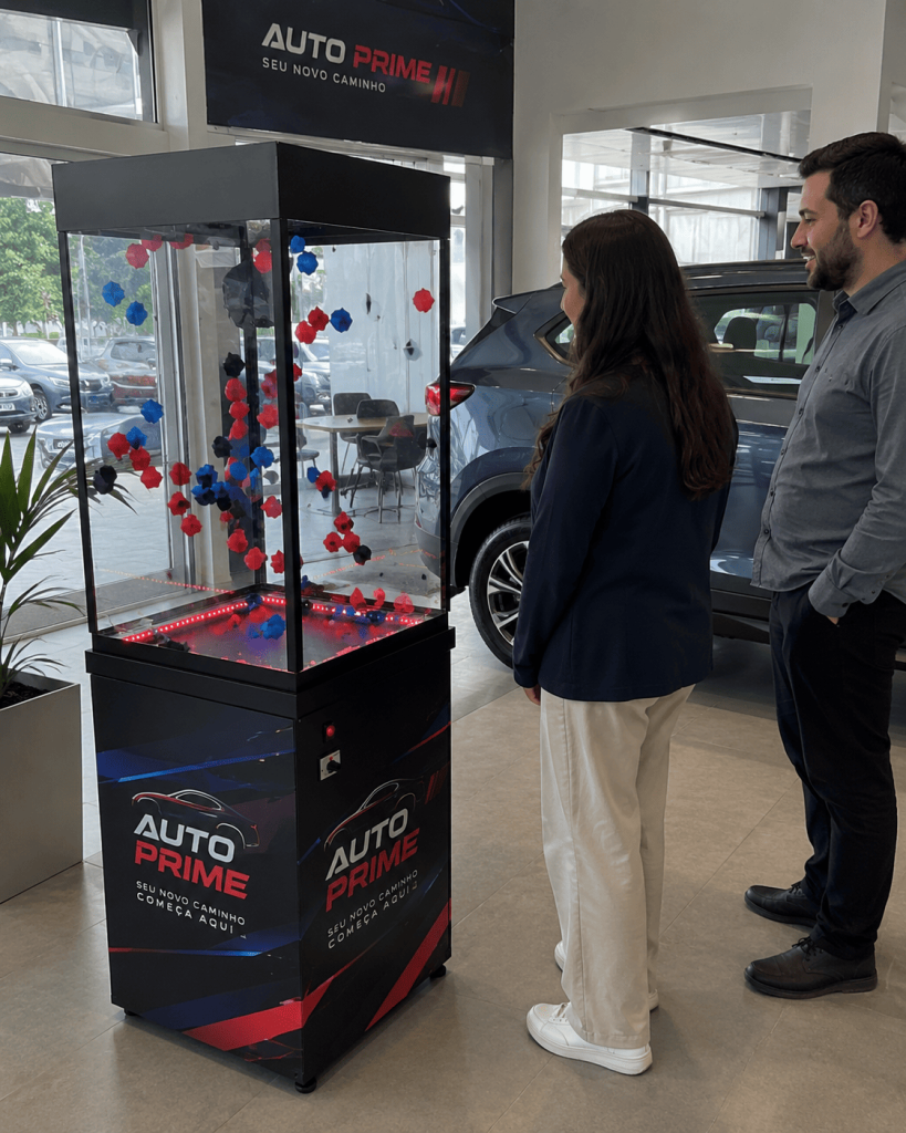 Cabine de Pr&ecirc;mios Pocket para Eventos