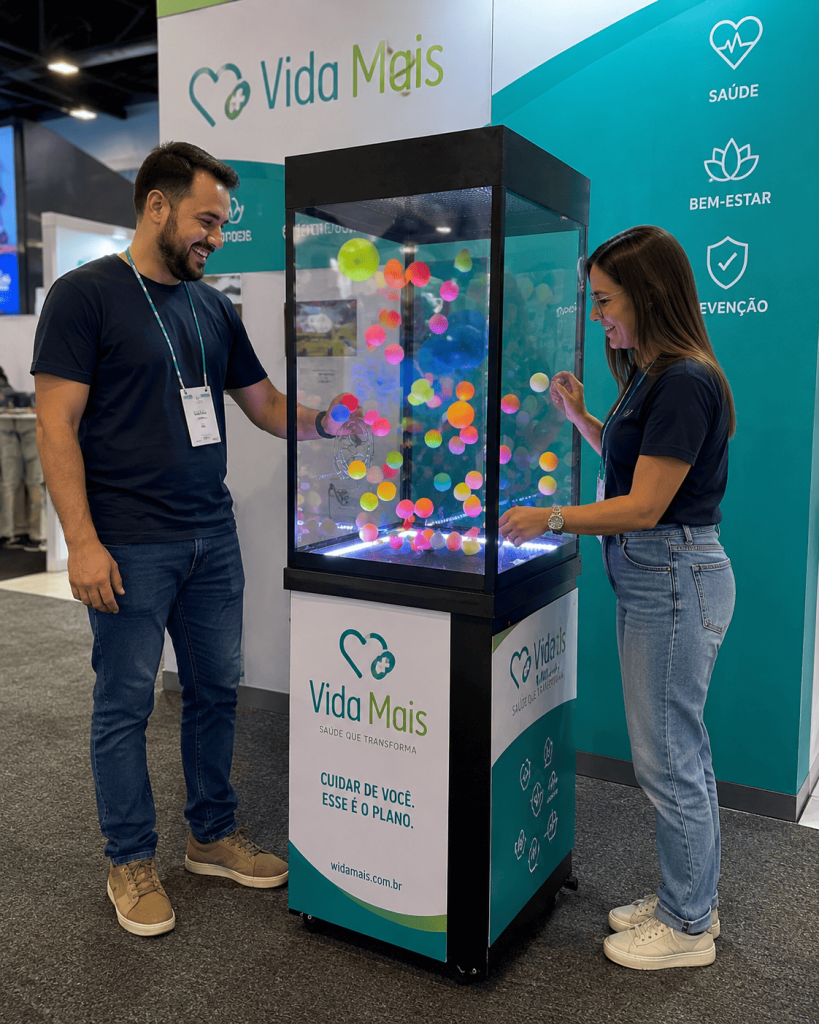Cabine de Pr&ecirc;mios Pocket para Eventos